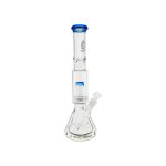 difflite Beaker Base Bong With Perc & Extra Thick Base - Light Blue