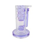 difflite - CFL Reactive Large Straight Fab Bong Dab Rig With Seed Of Life Perc