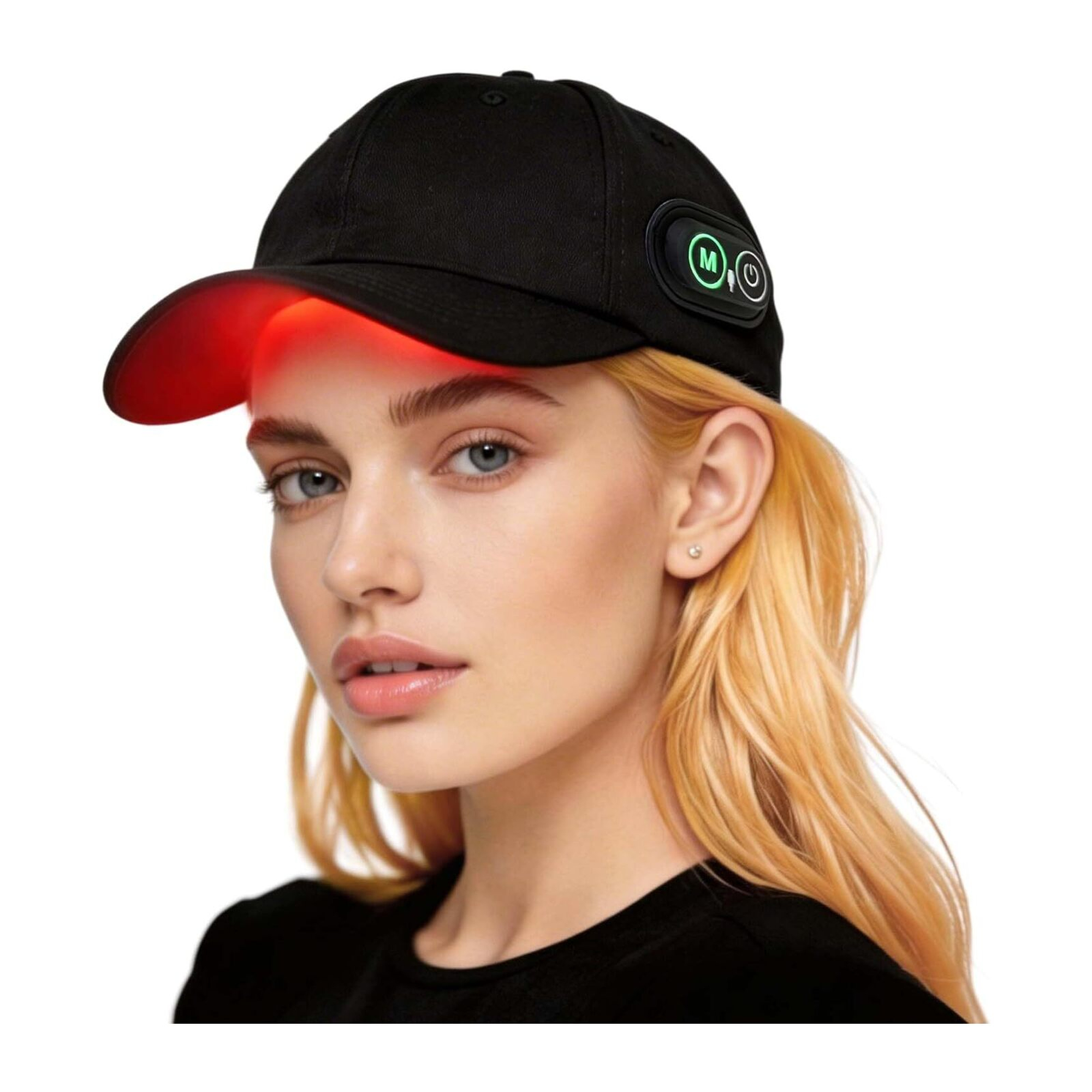 Wireless Rechargeable Red Light Therapy Cap for Hair Growth - FDA Cleared, Laser Hair Growth Device for Men and Women to Support Hair Growth