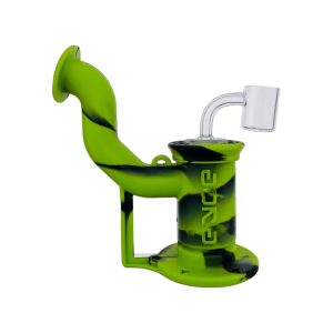 difflite Silicone Dab Rig Green And Black