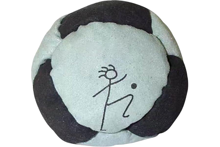 CUCUHAM Hackey Footbag for Adults Professional Sand Filled Hackey Ball - Kick Ball Training Sacks Foot Bags Coordination for