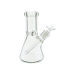 8 Inch 9mm Thick Clear Glass Bong