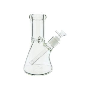 8 Inch 9mm Thick Clear Glass Bong