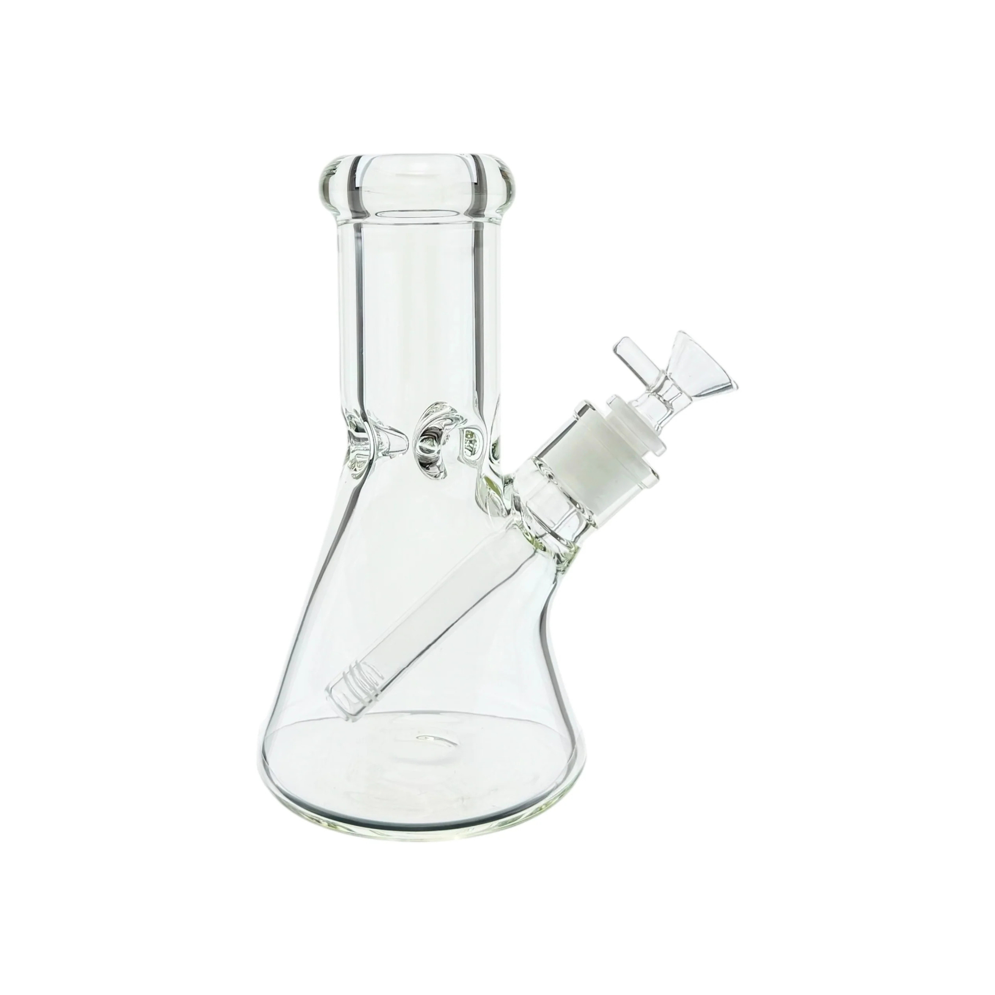 8 Inch 9mm Thick Clear Glass Bong