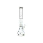 Clear Bong With Perc & Extra Thick Beaker Base 12 Inches