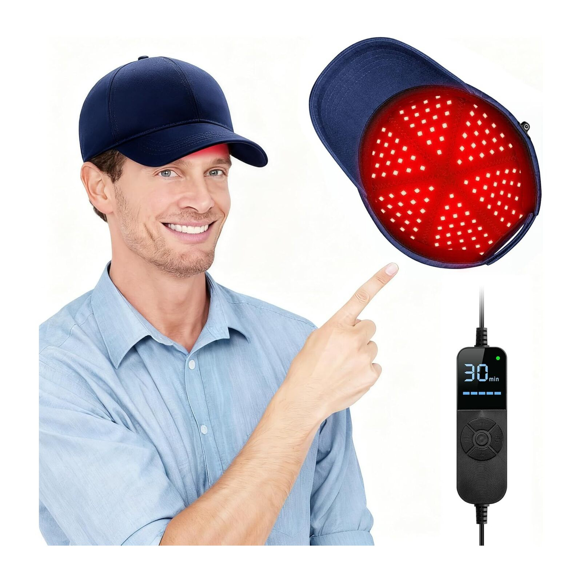 Laser Hair Growth Cap, Red Light Therapy Cap For Hair