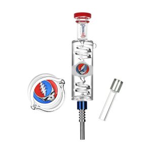 Pulsar Steal Your Face Glycerin Glass Dab Straw