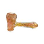 Hammer Hand Pipe Medium Size Gold Fumed