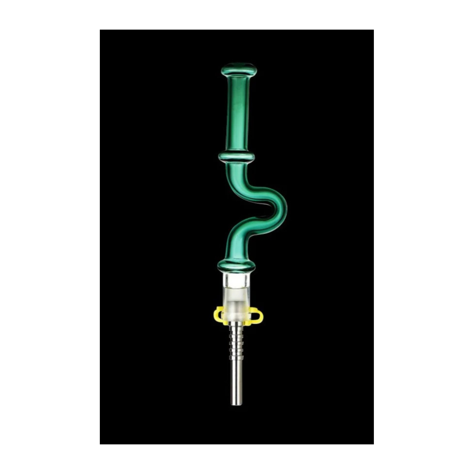 U-Bend Neck Vapor Dab Straw with Titanium Tip