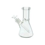 8 Inch 9mm Thick Clear Glass Bong
