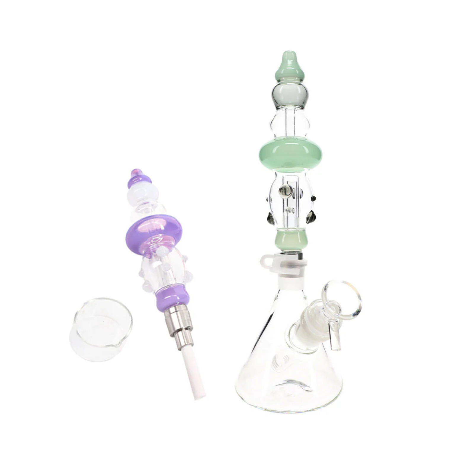 Duo Namics Glass 2-in-1 Nectar Collector and Water Pipe Kit