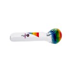 difflite - Clear With Rainbow Frit Bowl And Rainbow Triangle