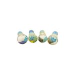 Glass Hand Pipe - Extra Thick Inside Out Space Fume With Wig Wag End
