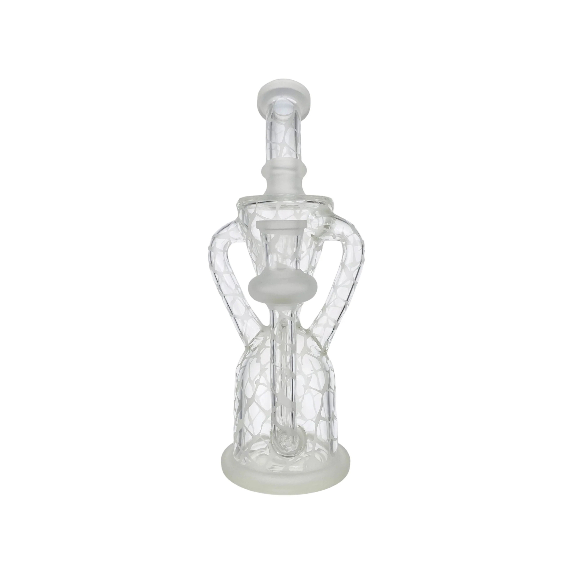 Clear Double Uptake Recycler With Sand Blasting