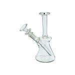 difflite - Clear Mini 10mm Water Pipe Bong With Fixed Downstem
