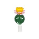 difflite Peyote Bloom Bubble Base Glass Water Pipe
