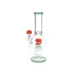 difflite Shroom Colony Perc Bubble Base Glass Water Pipe