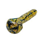 Glass Hand Pipe With Boomer On Side