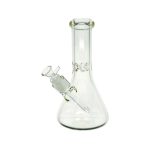 9mm Thick 10 Inch Clear Beaker Glass Bong With Wide Neck