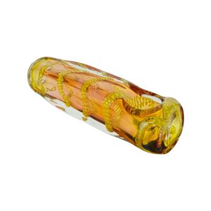 Inside Out Double Blown Color Changing Fumed Rectangle Glass Hand Pipe