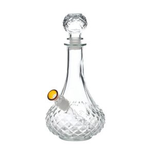 Vintage Decanter Style Crystal Bong with Cap