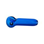 Simple Glass Spoon Pipe Blue