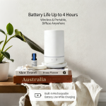 360° Essential Oil Diffuser | Non-Toxic PP Tank & Soft Night Light