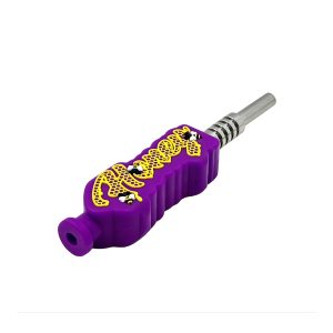 Silicone Honey Straw 14mm Titanium Tip