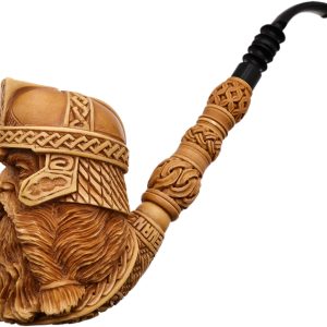 AKB Meerschaum Carved Dwarf with Tamper (Kenan) (with Case)
