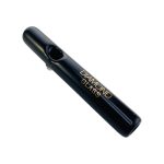difflite - 5 Inch Black Steam Roller Glass Hand Pipe