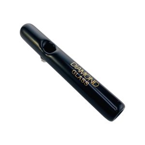 difflite - 5 Inch Black Steam Roller Glass Hand Pipe