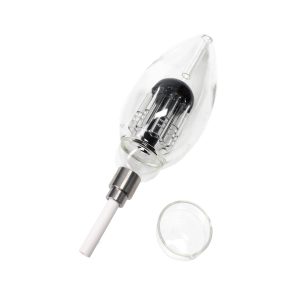 8″ Light Bulb Dab Straw Kit Tree Perc