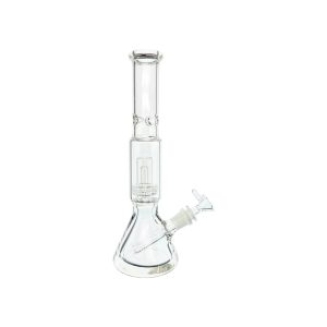 Clear Bong With Perc & Extra Thick Beaker Base 12 Inches