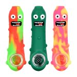Pickle Richard Silicone Hand Pipe - 4.5" / 10CT