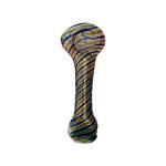 Glass Hand Pipe With Color And Fume Twist