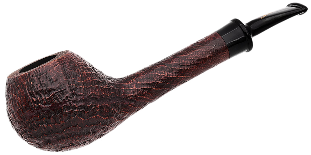 Savinelli Autograph Sandblasted Bent Apple (6mm)