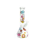 difflite Bong With Flowers & Fruit 10 Inch