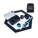 Silicone Honey Straw Kit With Travel Bag
