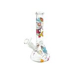 difflite Bong With Flowers & Fruit 10 Inch