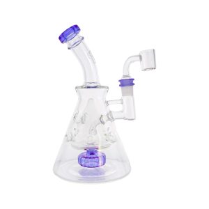 difflite - Purple Fab Beaker Base Dab Rig With Banger Hanger 14mm Fitting