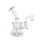 Mini Clear Dab Rig With 14mm Banger Hanger