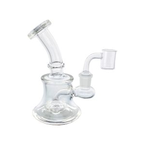 Mini Clear Dab Rig With 14mm Banger Hanger