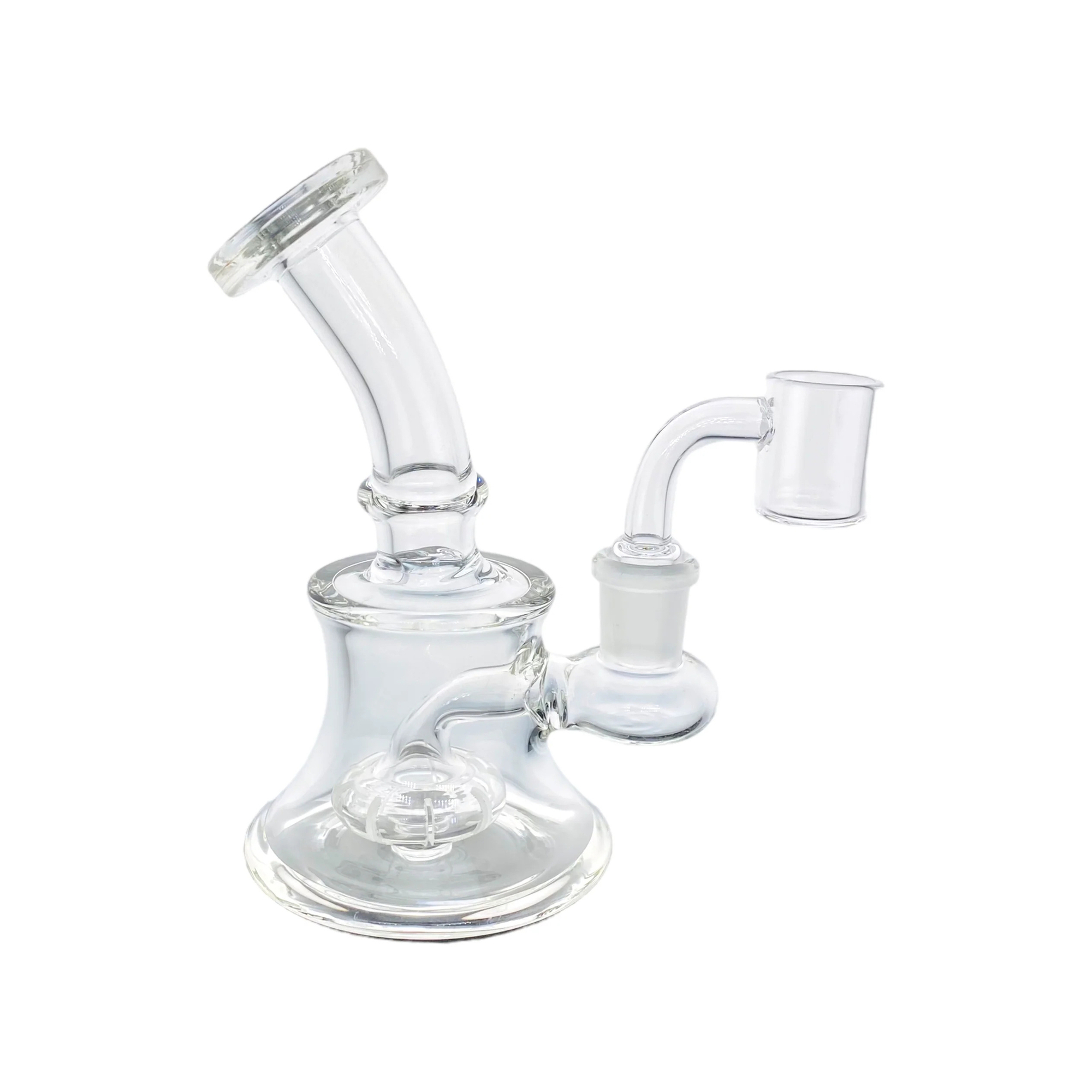 Mini Clear Dab Rig With 14mm Banger Hanger