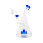 difflite - Blue Fab Beaker Base Dab Rig With Banger Hanger 14mm Fitting