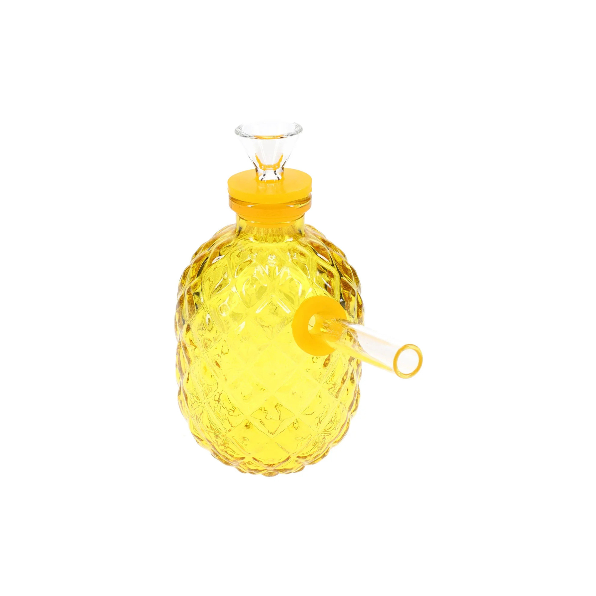 Glass Pineapple Mini Bong “Tropical Sipper”