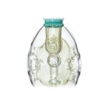Oval Sphere Glass Dab Rig W/ Opal Triseed Perc