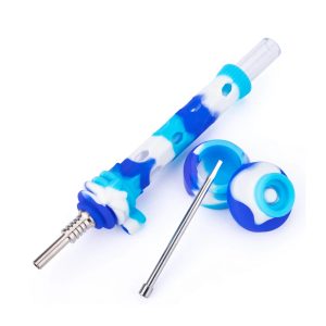 Glass Nectar Collector With Silicone Cover
