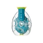 Oval Sphere Glass Dab Rig W/ Opal Triseed Perc