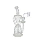 Clear Double Uptake Recycler With Sand Blasting