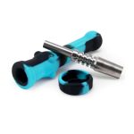 Silicone Honey Straw 14mm Titanium Tip